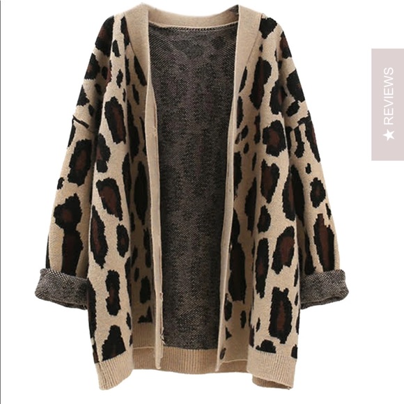 Goodnight Macaroon Sweaters - Goodnight Macaroon Aditi Leopard Cardigan